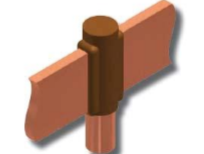 BR2 Exothermic Welding Copper Bar Run To Ground Rod Graphite Mold Manufacturer And Exporter 204x154 1 - Exothermic Weld Common Joints